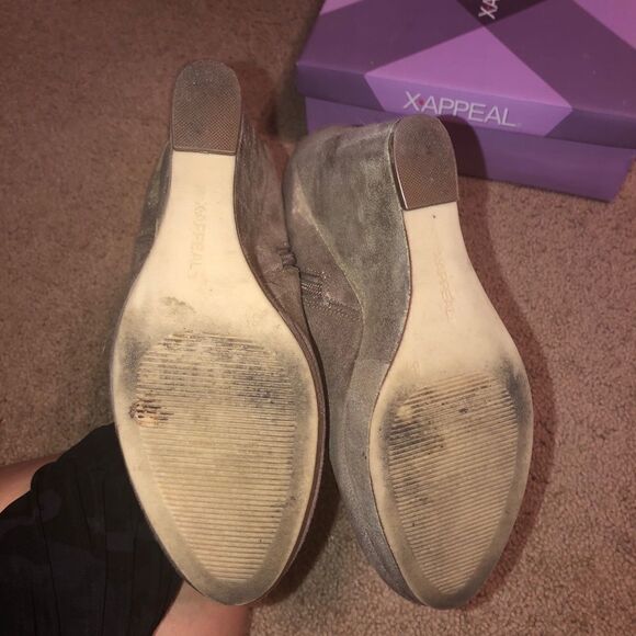 XAPPEAL Taupe Suede Booties - Picture 3 of 3